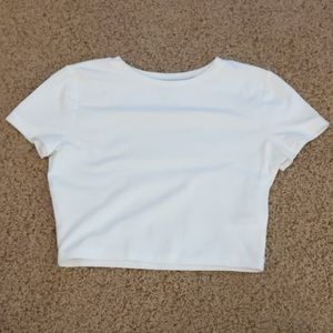 M White Wild Fable Crop Top